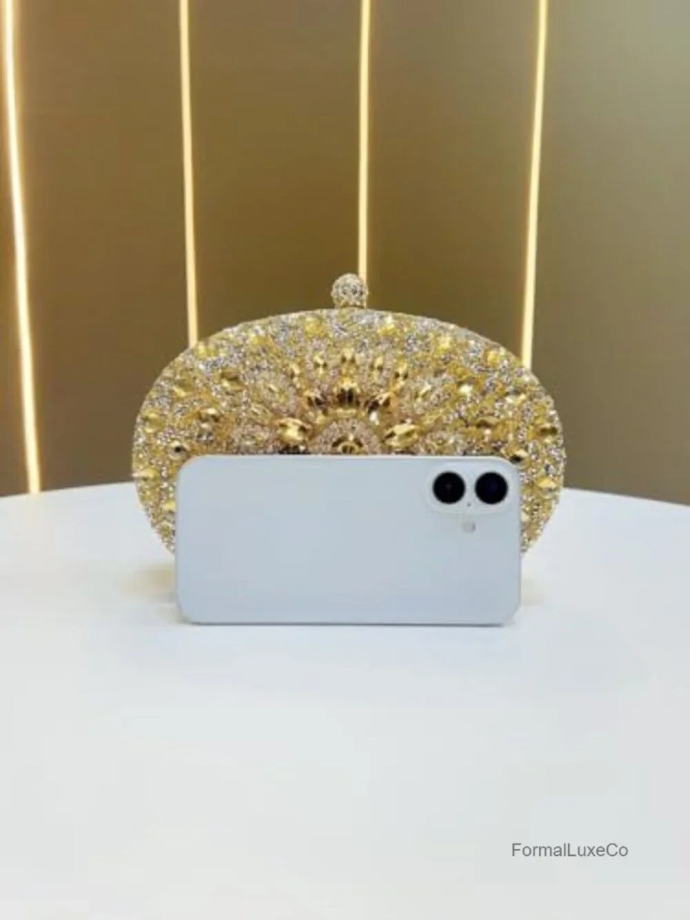 Sparkling Evening Clutch with Adjustable Strap